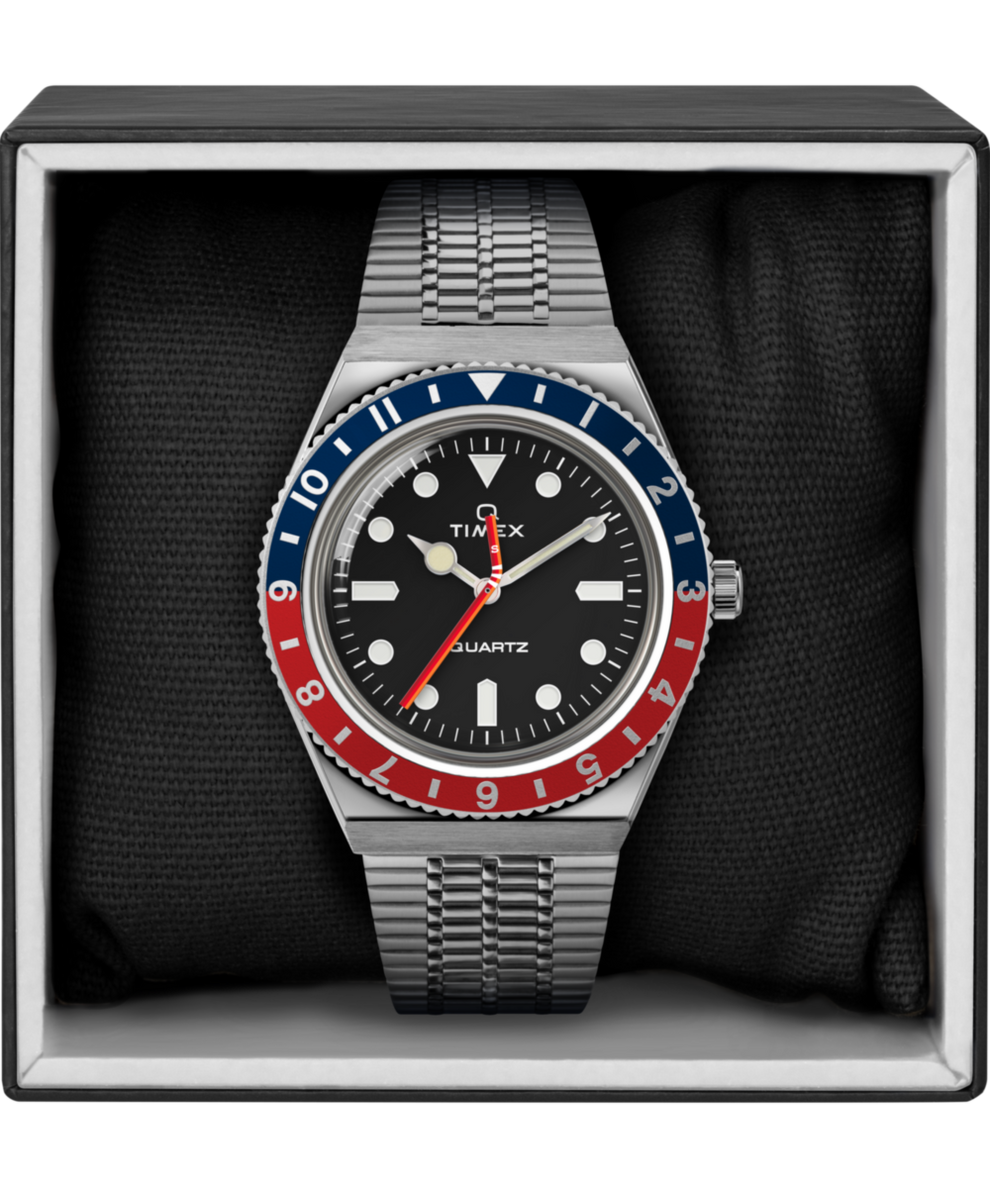 TW2V92100 Timex x seconde/seconde/ Episode #1 38mm Stainless Steel Bracelet Watch Alternate Image 1