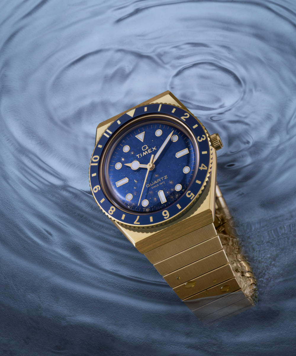 Q Timex® 36mm Stainless Steel Expansion Band Watch - TW2V92400