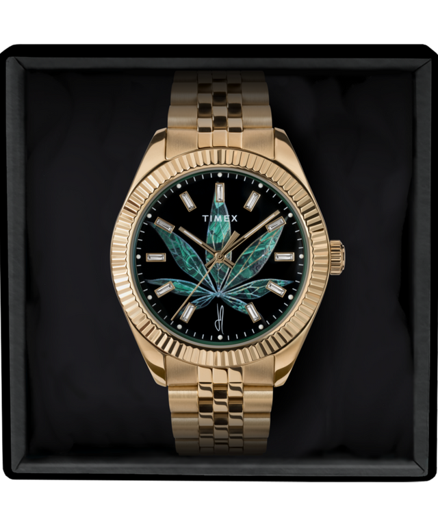 TW2V95000 Timex x Jacquie Aiche High Life 41mm Stainless Steel Bracelet Watch Alternate Image 1