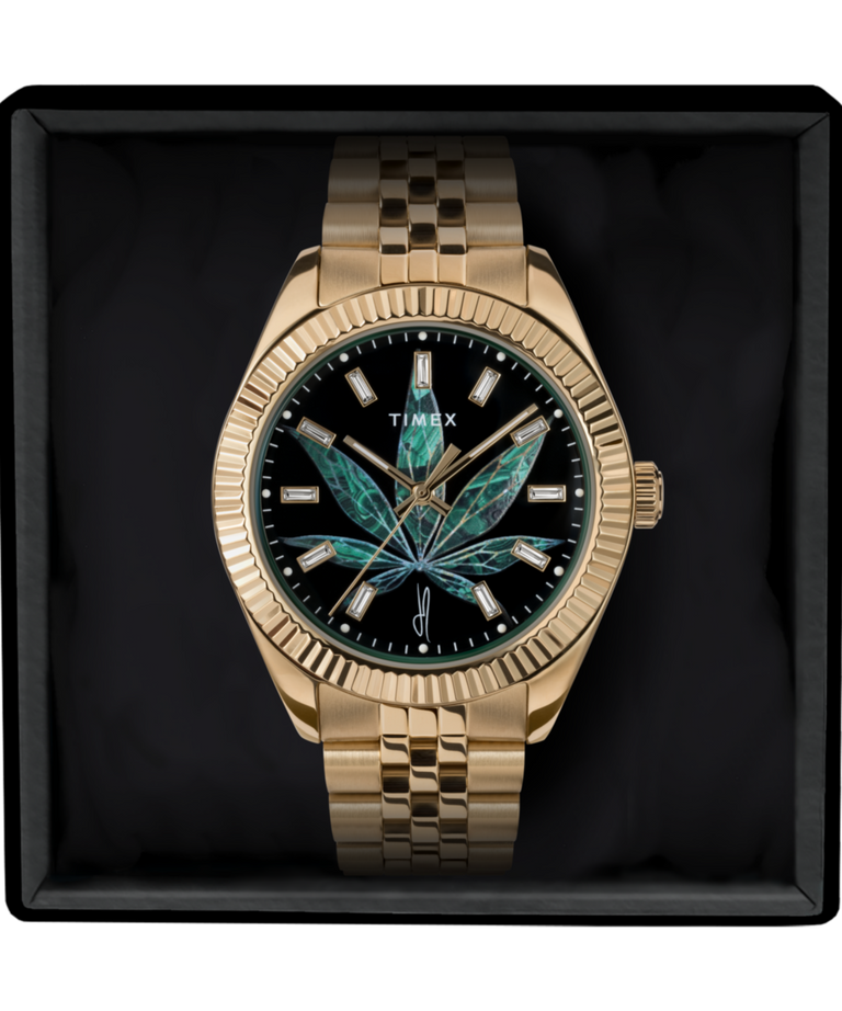 TW2V95000 Timex x Jacquie Aiche High Life 41mm Stainless Steel Bracelet Watch Alternate Image 1