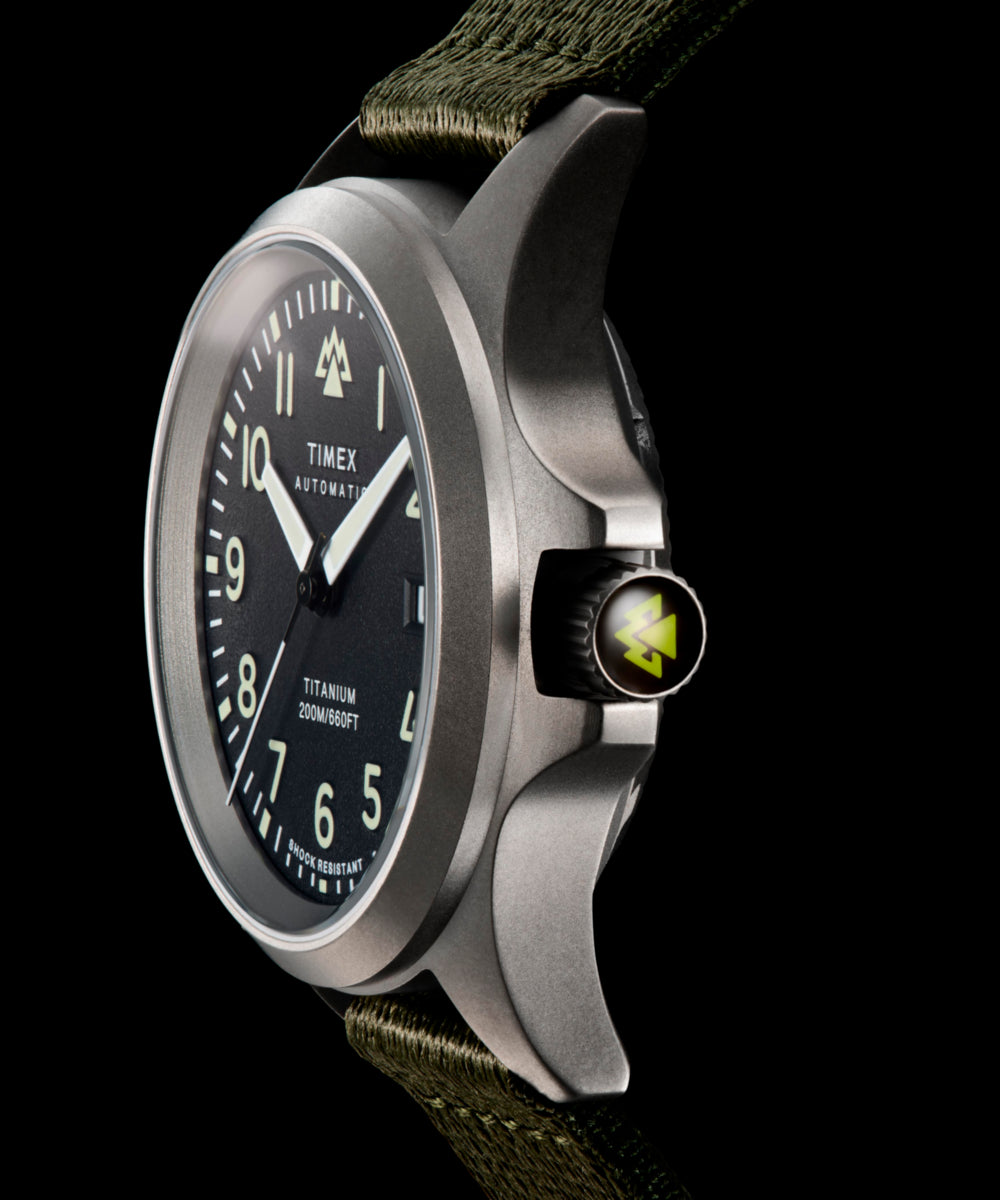 Expedition® Field Post Titanium Automatic 41mm Recycled Fabric