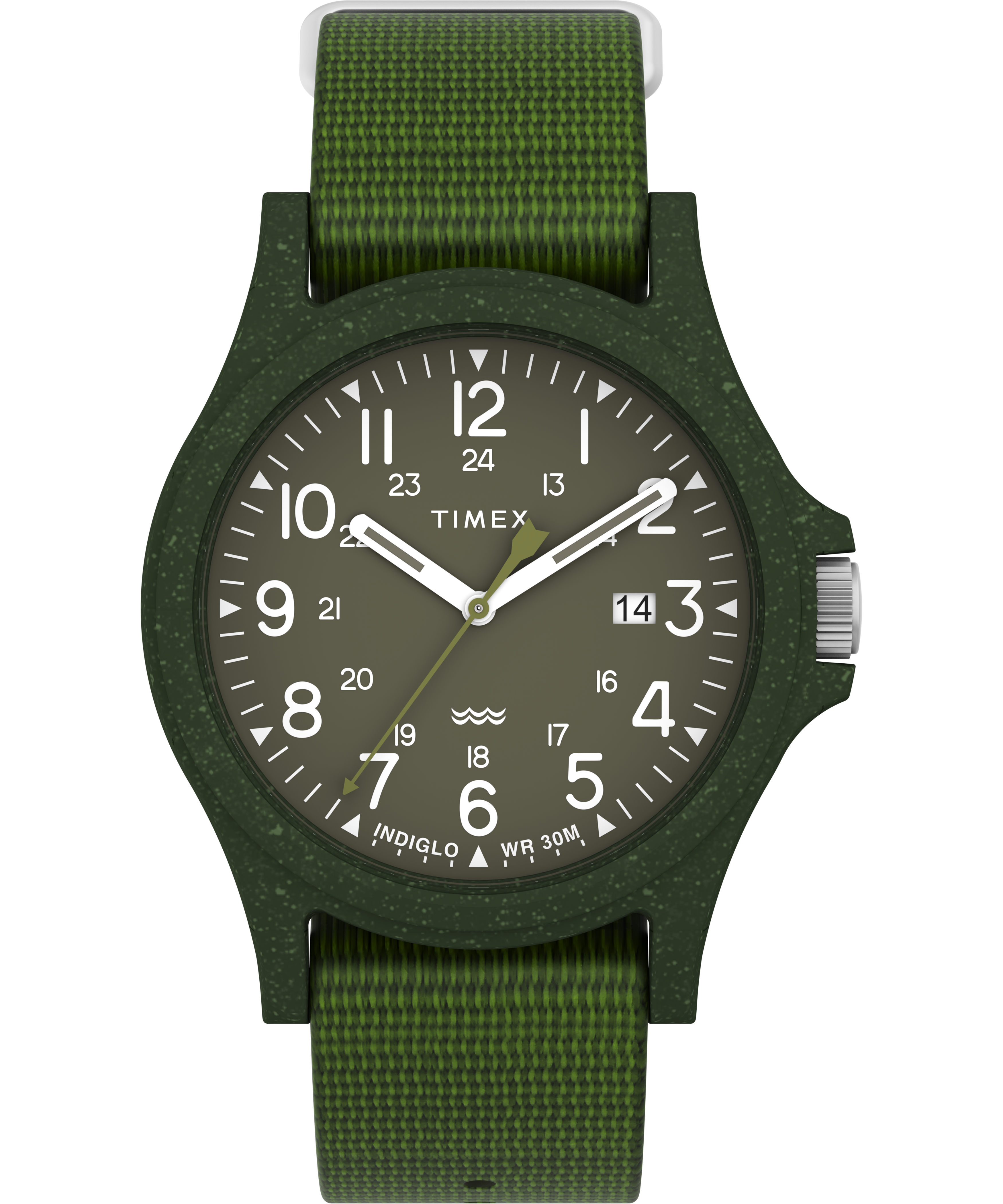 Reclaim Ocean 40mm Recycled Fabric Strap Watch - TW2V96000 | Timex US