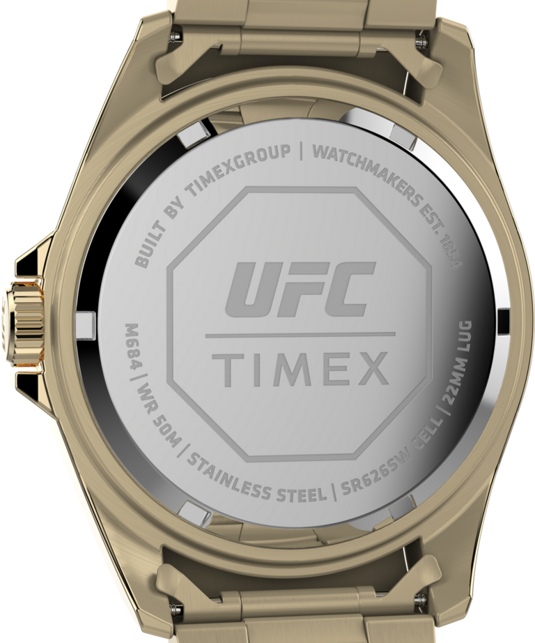 Reloj Timex UFC Debut de 42 mm con pulsera de acero inoxidable