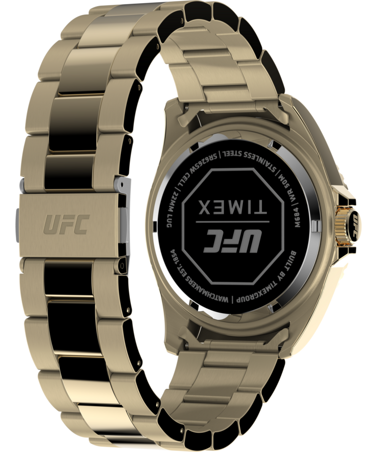 Reloj Timex UFC Debut de 42 mm con pulsera de acero inoxidable