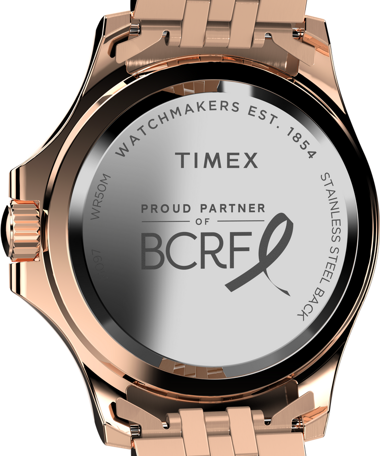 Timex Kaia x BCRF 40mm Stainless Steel Bracelet Watch