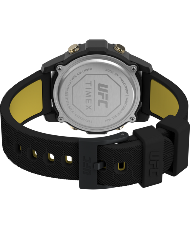 TW2V97900 Timex UFC Brawler 43mm Silicone Strap Watch Caseback with Attachment Image