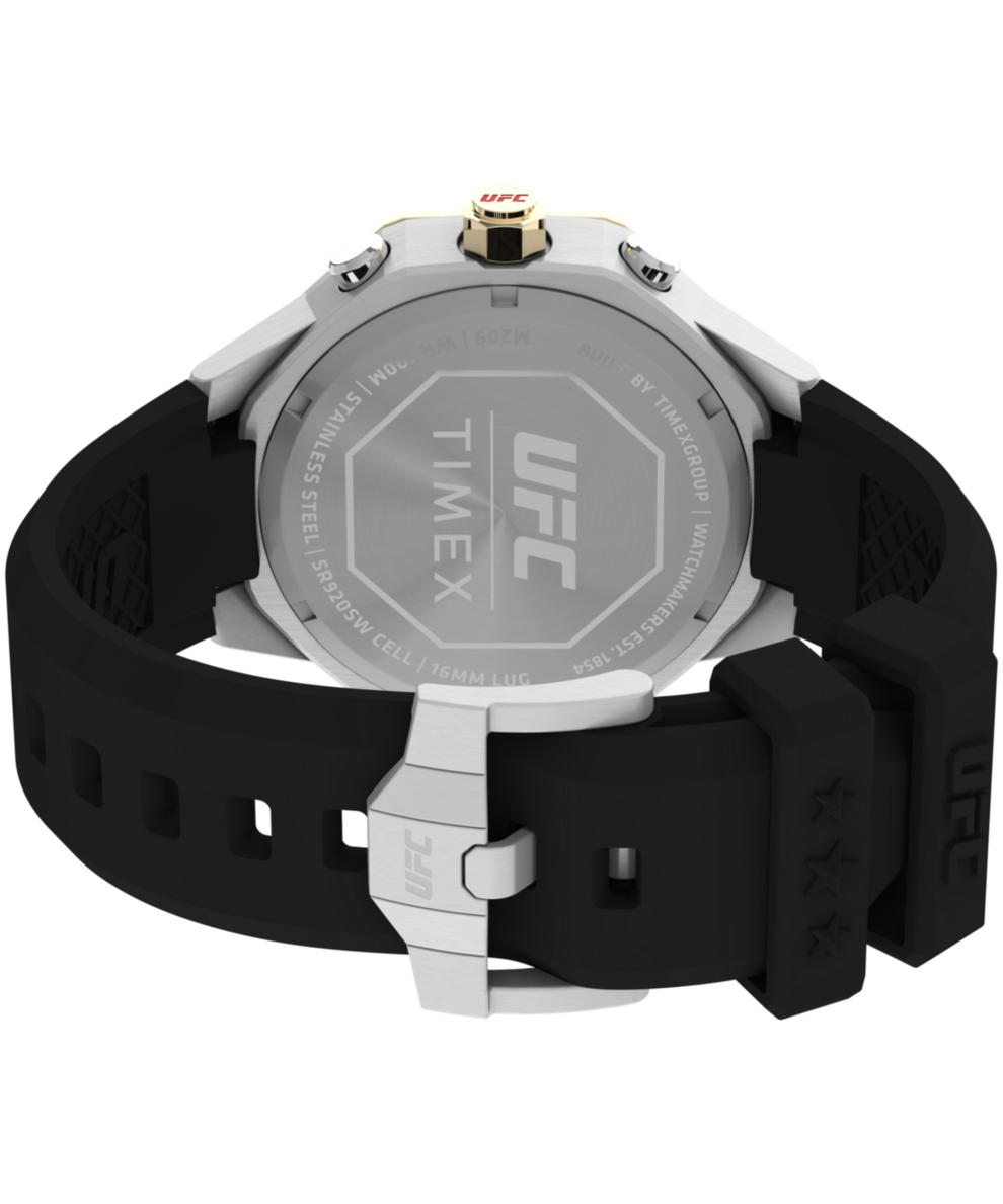 TW2V99200 Timex UFC King 45mm Silicone Strap Watch Caseback with Attachment Image