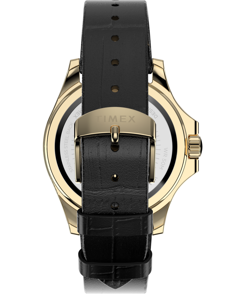 Kaia 40mm Leather Strap Watch