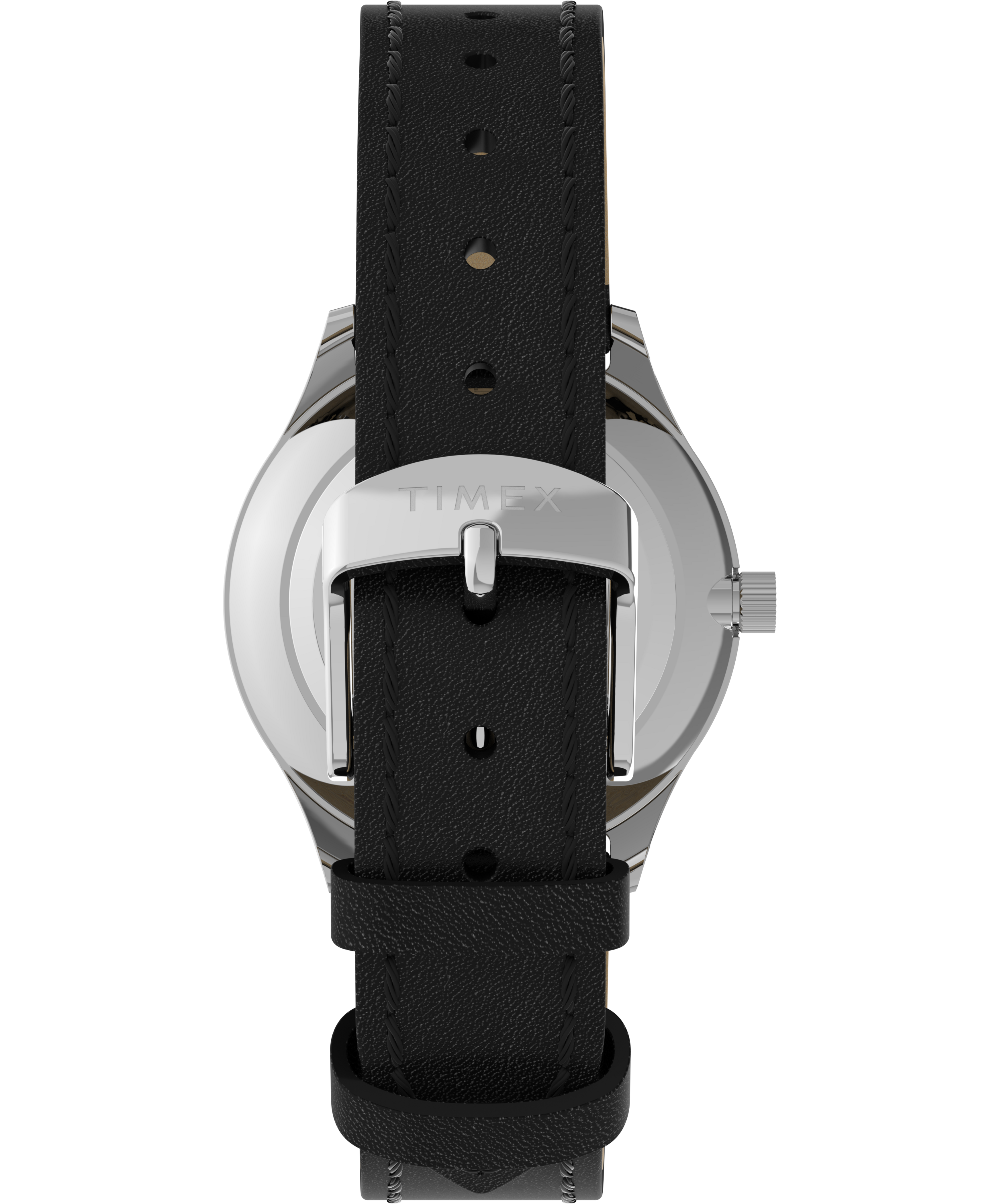 Black & Silver Transparent Strap Watch | Joseph Abboud