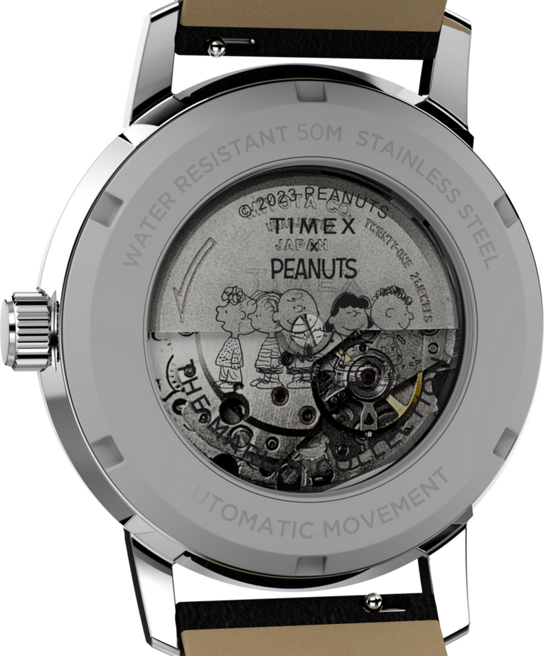 Timex Marlin Automatic x Peanuts Gang s All Here 40mm Leather