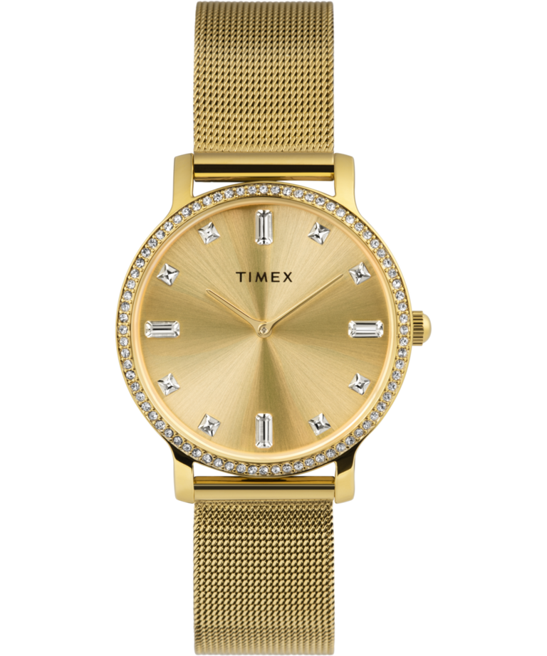 Transcend 34mm Mesh Bracelet Watch TW2W19300 Timex US