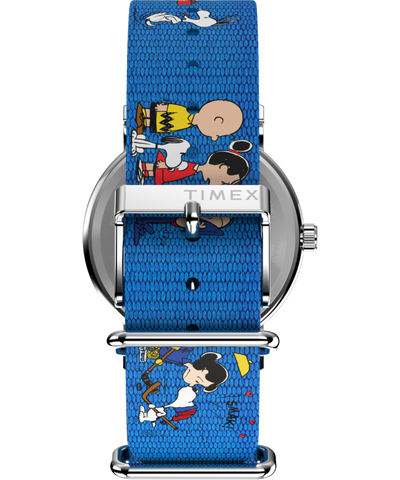 TW2W19400 Timex Weekender x Peanuts Gang's All Here 38mm Fabric Strap Watch Strap Image