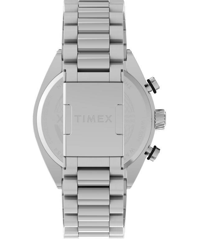 Timex Legacy Tonneau Chronograph 42mm Stainless Steel Bracelet Watch
