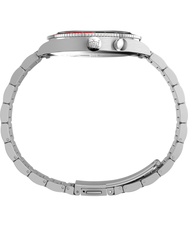 Waterbury Traditional GMT 39mm Stainless Steel Bracelet Watch