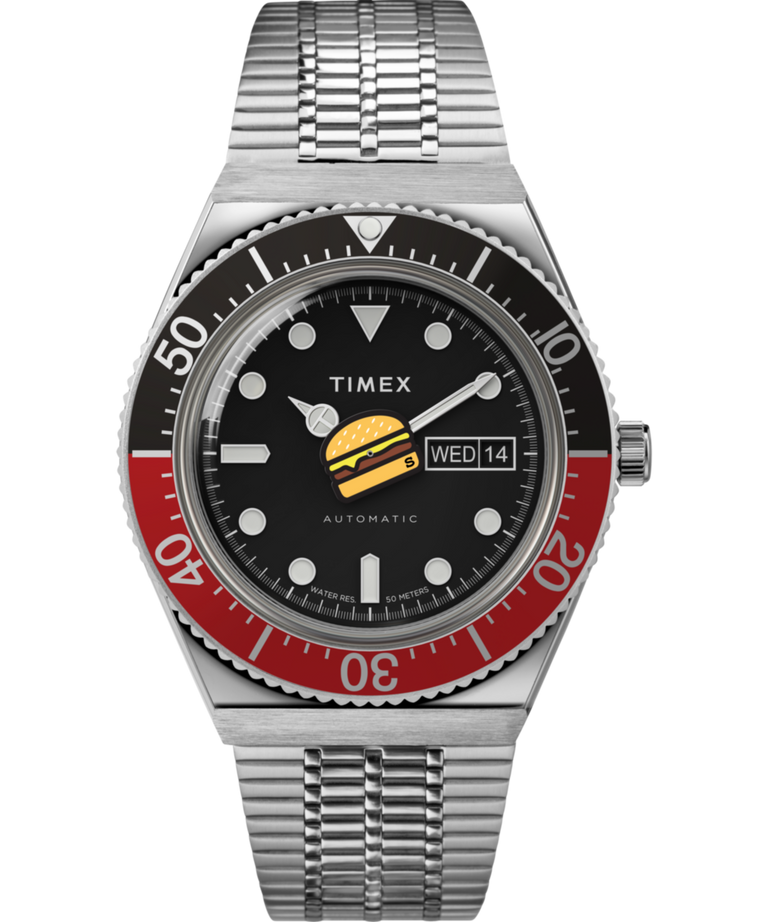 TW2W22900 Timex x seconde/seconde/ Episode #4 40mm Stainless Steel Bracelet Watch Primary Image