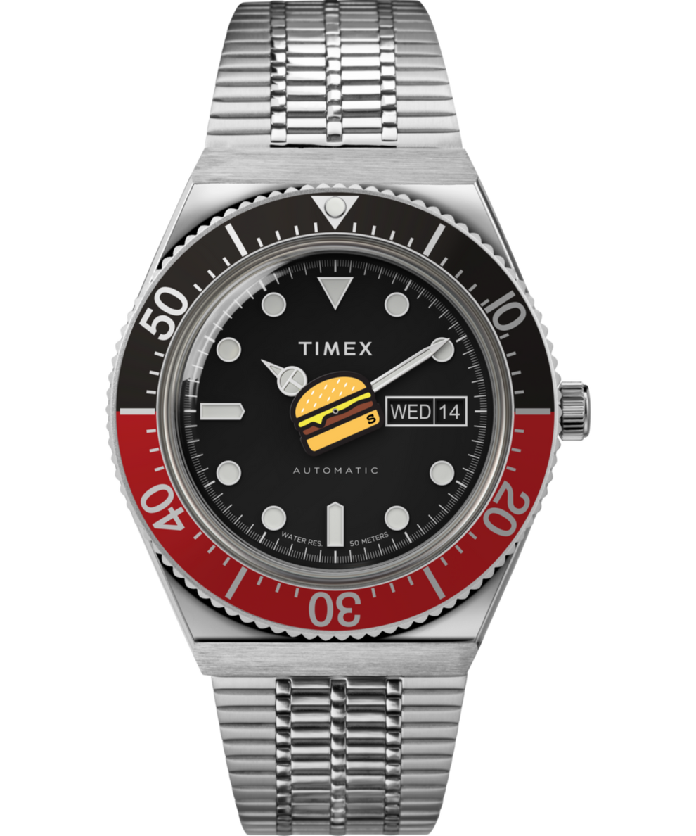 TW2W22900 Timex x seconde/seconde/ Episode #4 40mm Stainless Steel Bracelet Watch Primary Image