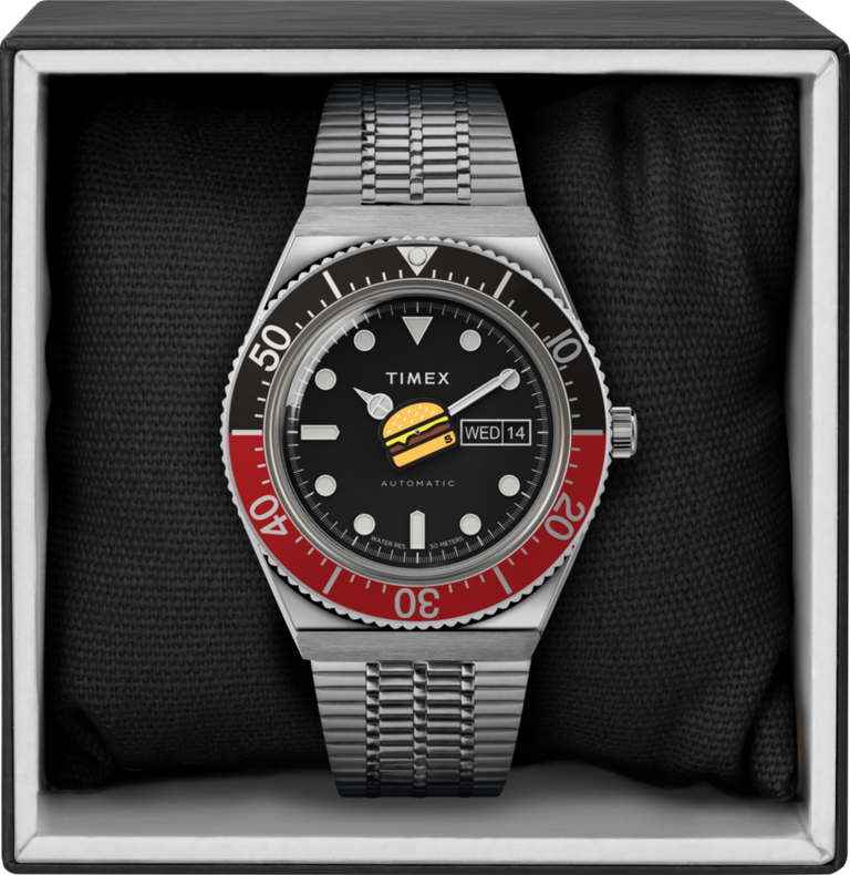 TW2W22900 Timex x seconde/seconde/ Episode #4 40mm Stainless Steel Bracelet Watch Alternate Image 1