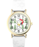 TW2W24100 Peanuts® x Timex Weekender Holiday 38mm Leather Strap Watch Primary Image