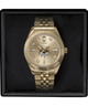 TW2W32800 Timex x Jacquie Aiche Allure 36mm Stainless Steel Bracelet Watch Indiglo On