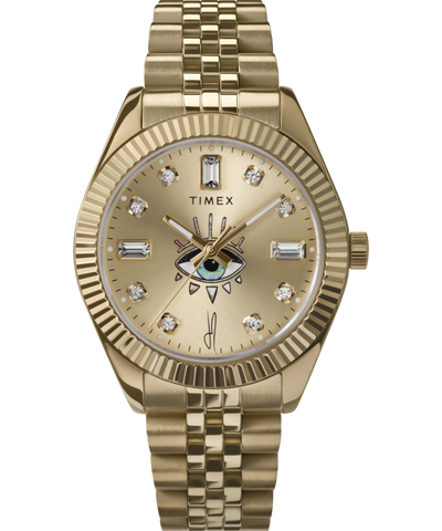 TW2W32800 Timex x Jacquie Aiche 36mm Stainless Steel Bracelet Watch Primary Image