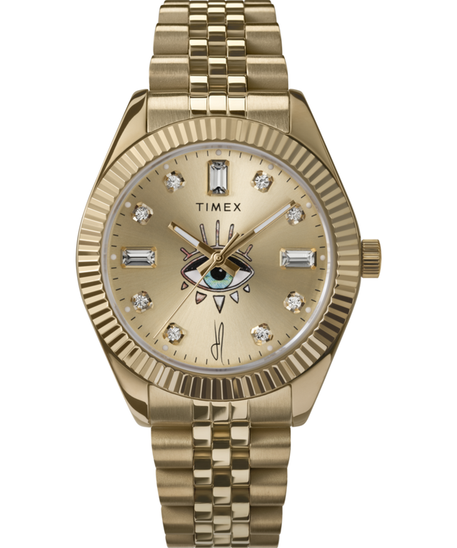 TW2W32800 Timex x Jacquie Aiche 36mm Stainless Steel Bracelet Watch Primary Image