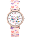 TW2W33400 Timex x Peanuts Floral 34mm Fabric Strap Watch Primary Image