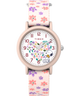 TW2W33400 Timex x Peanuts Floral 34mm Fabric Strap Watch Primary Image