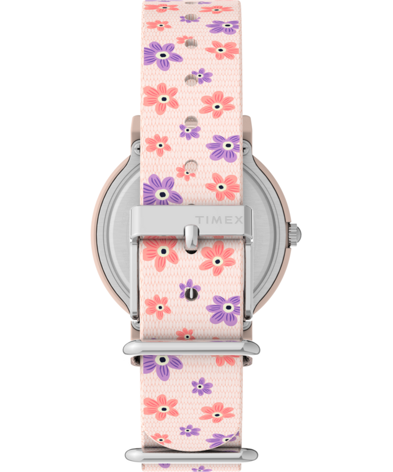 TW2W33400 Timex x Peanuts Floral 34mm Fabric Strap Watch Strap Image