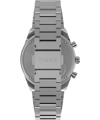 TW2W33700 Q Timex Falcon Eye Chronograph 40mm Stainless Steel Bracelet Watch Strap Image
