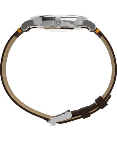 TW2W44300 Peanuts® x Timex Standard Thanksgiving 40mm Leather Strap Watch Profile Image