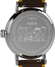 TW2W44300 Timex x Peanuts® Standard Thanksgiving 40mm Leather Strap Watch Caseback Image