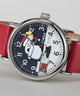TW2W44400 Peanuts® x Timex: reloj «Standard Snoopy Santa» de 40 mm con correa de piel. Imágenes de las siluetas clave de la campaña (fotos de producto)