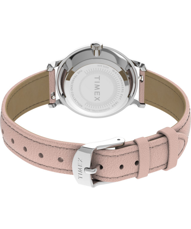 TW2W46200 Transcend 31mm Leather Strap Watch Caseback with Attachment Image