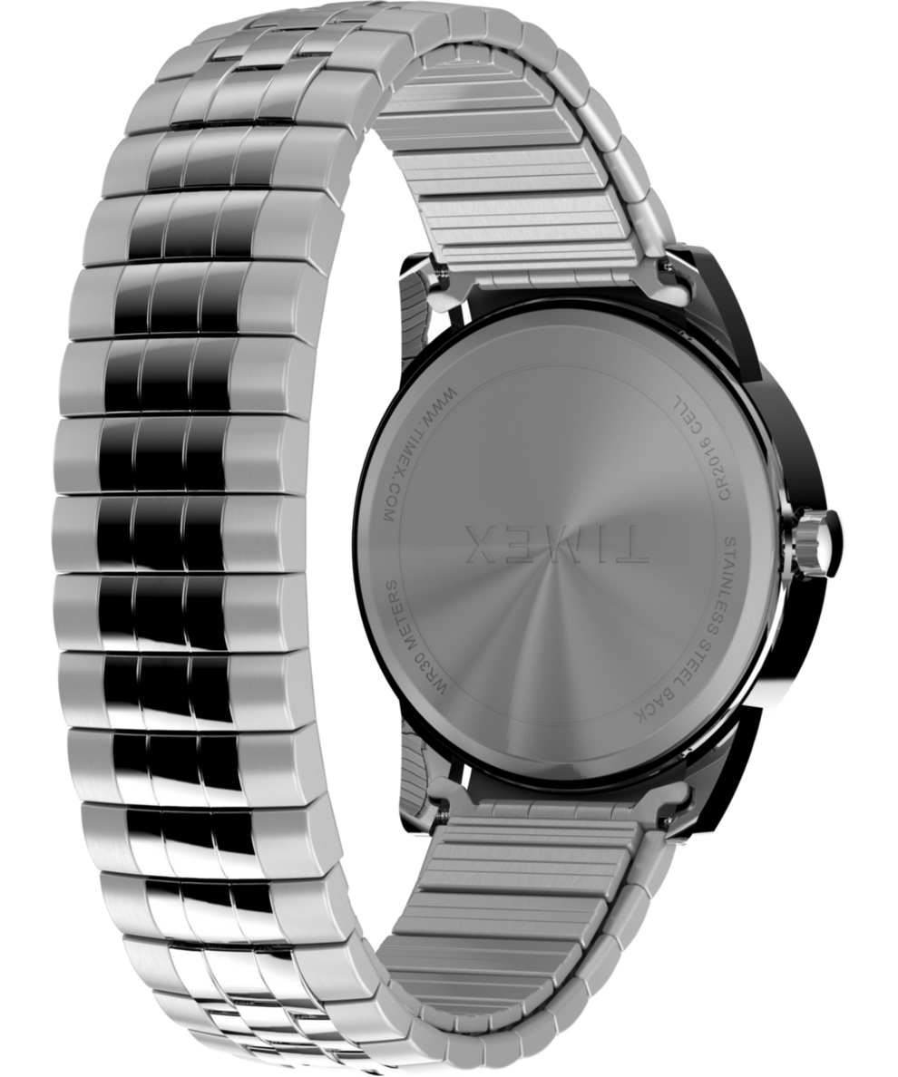 Easy Reader 38mm Stainless Steel Expansion Band Watch