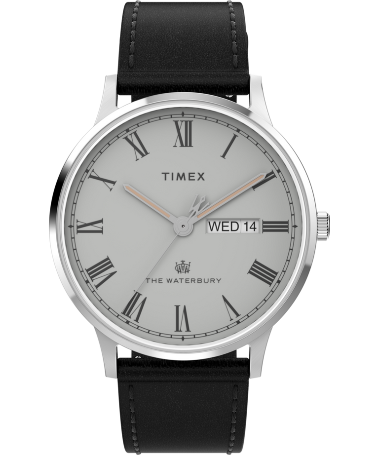 Waterbury Classic 40mm Leather Strap Watch