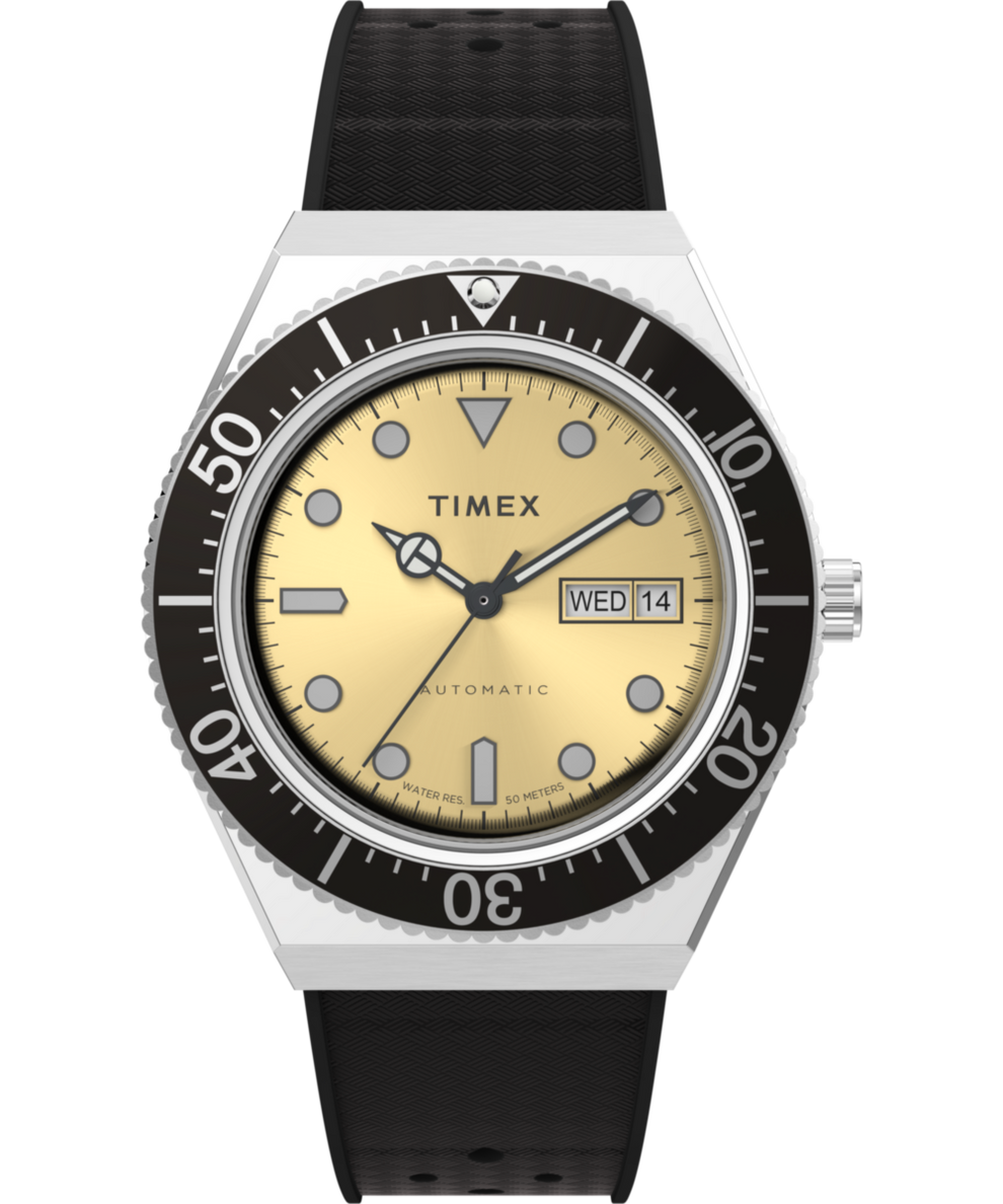 M79 Automatic 40mm Synthetic Rubber Strap Watch - TW2W47600 | Timex US