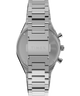 TW2W51600 Q: Imagen de la correa de reloj Timex Chronograph de 40 mm con brazalete de acero inoxidable
