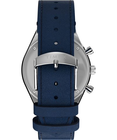 TW2W51700 Q Timex Chronograph 40mm Leather Strap Watch Strap Image