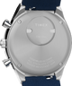 TW2W51700 Q Timex Chronograph 40mm Leather Strap Watch Caseback Image