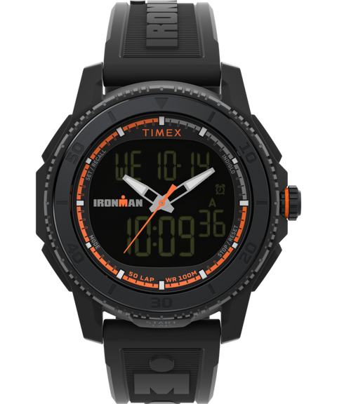 TIMEX® IRONMAN® Adrenaline Ana-digi 46.5mm PU Strap Watch