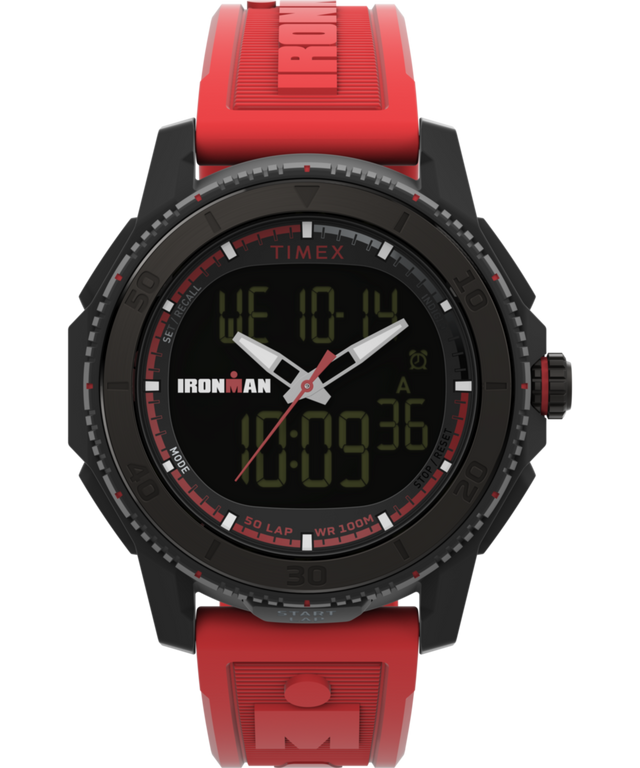 TW2W53700 TIMEX® IRONMAN® Adrenaline Ana-digi 46mm PU Strap Watch  Primary Image