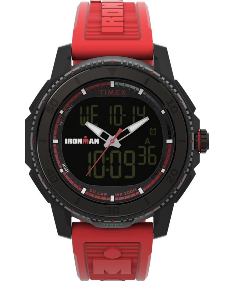 TW2W53700 TIMEX® IRONMAN® Adrenaline Ana-digi 46mm PU Strap Watch  Primary Image