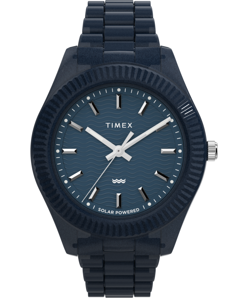 Timex Legacy Ocean 42mm Recycled Plastic Bracelet Watch