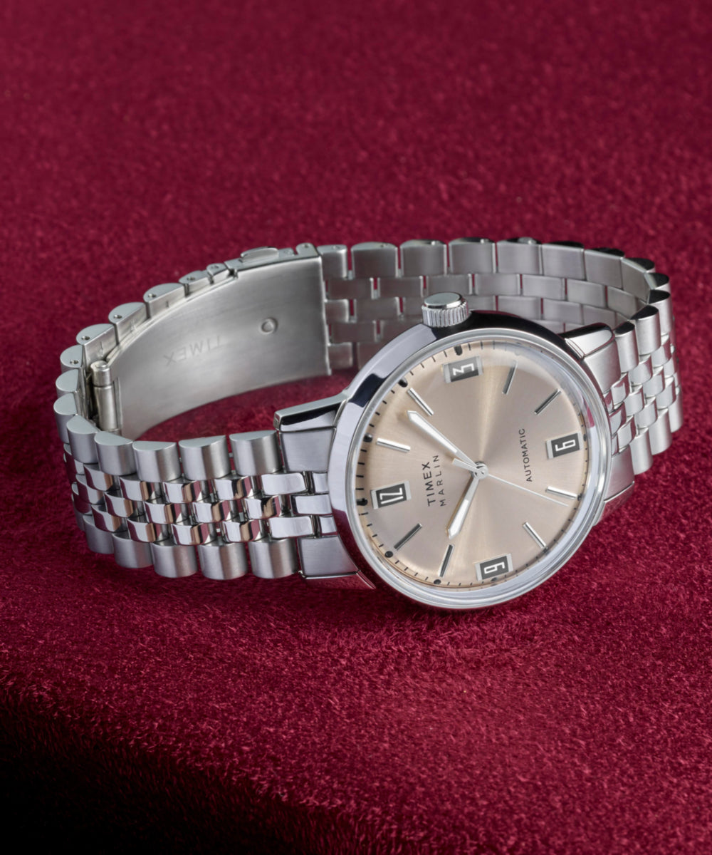 Marlin® Automatic 40mm Stainless Steel Bracelet Watch