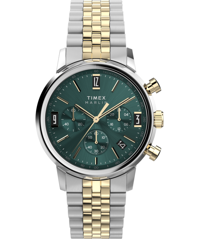 TW2W60000 Reloj Marlin® con cronógrafo y taquímetro, 40 mm, brazalete de acero inoxidable  Imagen principal