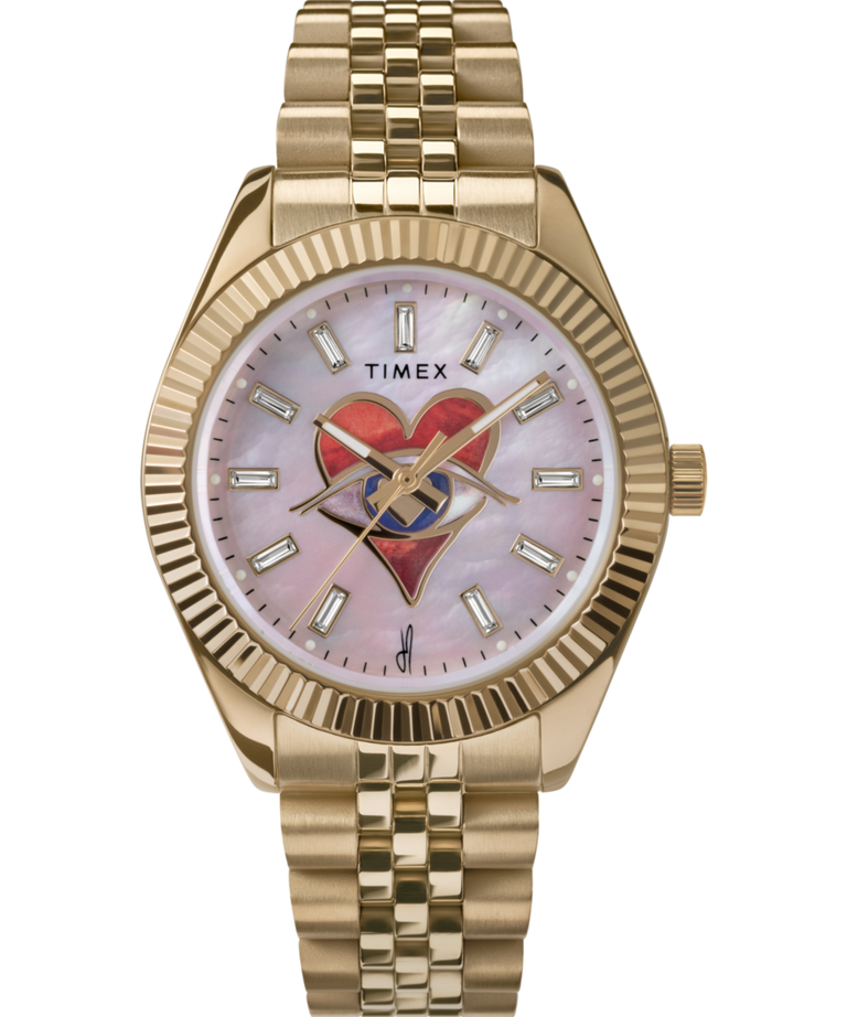 Timex x Jacquie Aiche 36mm Stainless Steel Bracelet Watch
