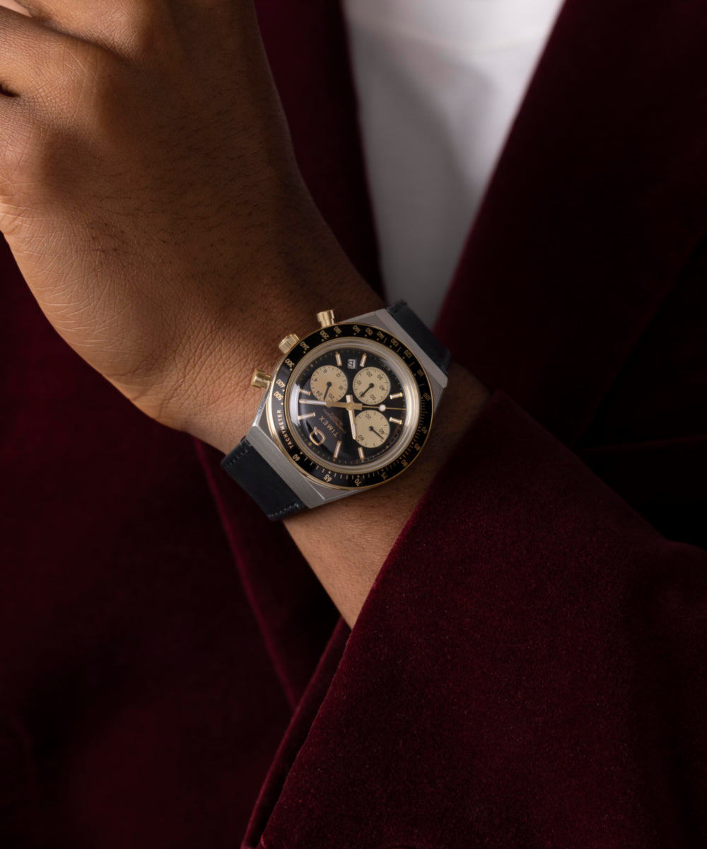 Q Timex® Chronograph 40mm Leather Strap Watch - TW2W64300 | Timex US