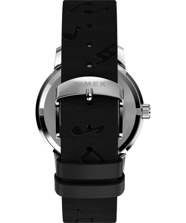 TW2W68800 Peanuts® x Timex Marlin® Automatic Saxophonist, 40 mm, correa de piel. Imagen de la correa del reloj