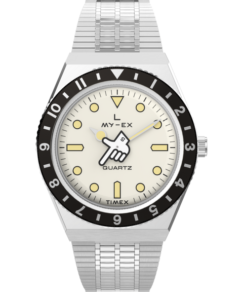 Timex x seconde/seconde/ Loser 38mm Stainless Steel Bracelet Watch