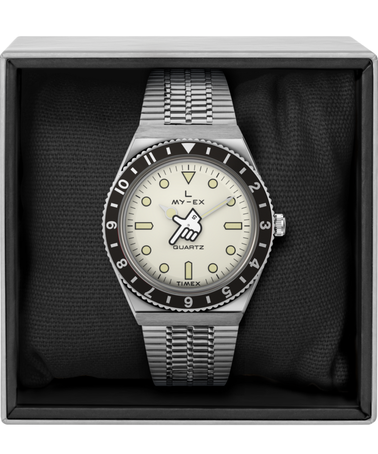 TW2W70600 Reloj Timex x seconde/seconde/ Loser de 38 mm con brazalete de acero inoxidable y función Indiglo activada
